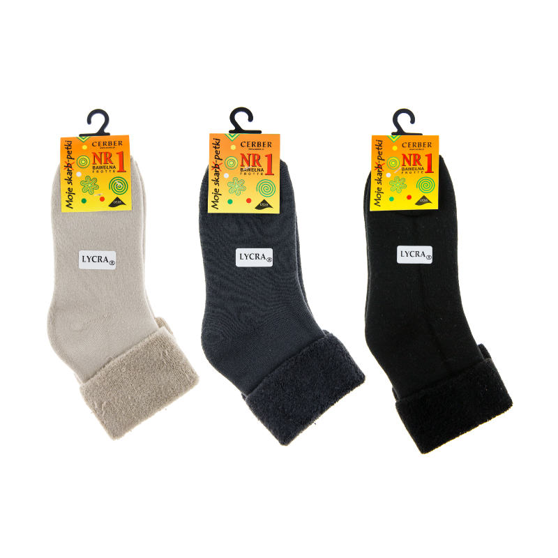 Cotton terry socks