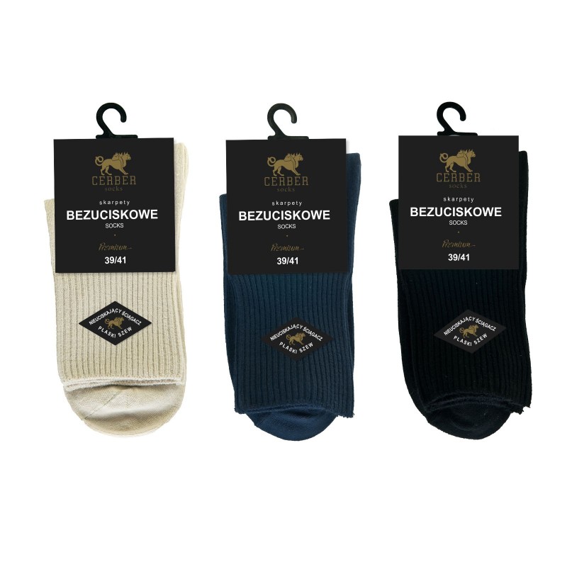 SOCKS bezuciskowe męskie